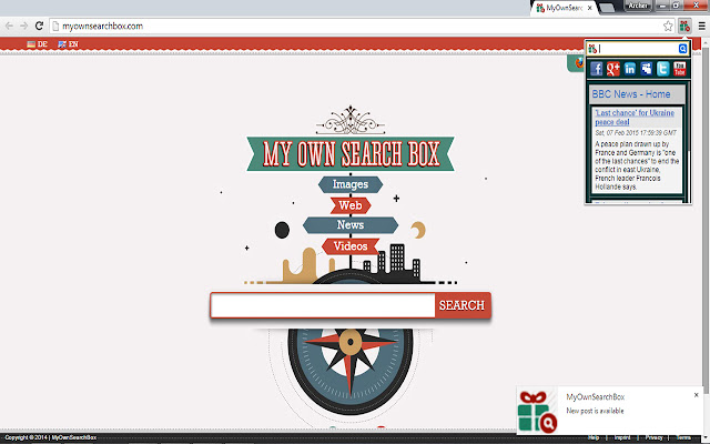 MyOwnSearchBox from Chrome web store to be run with OffiDocs Chromium online MyOwnSearchBox from Chrome web store to be run with OffiDocs Chromium online