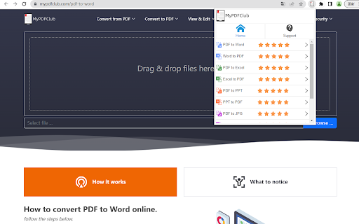 My PDF Club from Chrome web store to be run with OffiDocs Chromium online My PDF Club from Chrome web store to be run with OffiDocs Chromium online
