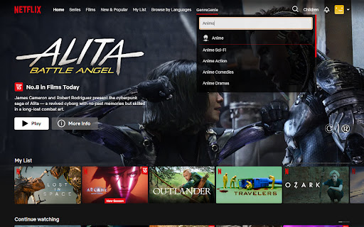 Netflix Genre Genie from Chrome web store to be run with OffiDocs Chromium online Netflix Genre Genie from Chrome web store to be run with OffiDocs Chromium online
