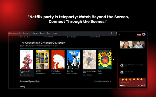 Netflix party is now teleparty from Chrome web store to be run with OffiDocs Chromium online Netflix party is now teleparty from Chrome web store to be run with OffiDocs Chromium online