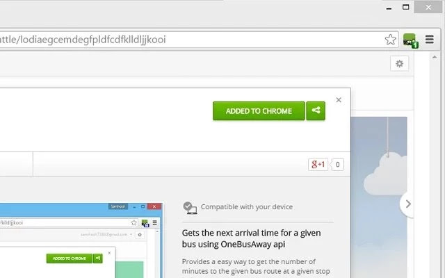 Next Bus Away Seattle from Chrome web store to be run with OffiDocs Chromium online Next Bus Away Seattle from Chrome web store to be run with OffiDocs Chromium online