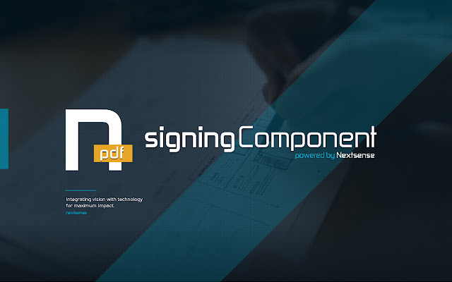 Nextsense PDF Signing Component from Chrome web store to be run with OffiDocs Chromium online Nextsense PDF Signing Component from Chrome web store to be run with OffiDocs Chromium online