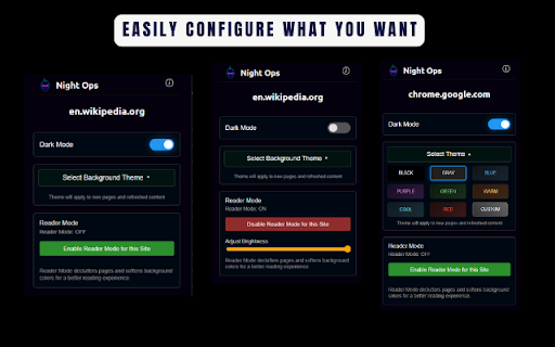 NightOps : Dark mode for chrome from Chrome web store to be run with OffiDocs Chromium online NightOps : Dark mode for chrome from Chrome web store to be run with OffiDocs Chromium online