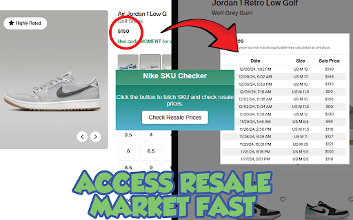 Nike SKU Checker from Chrome web store to be run with OffiDocs Chromium online Nike SKU Checker from Chrome web store to be run with OffiDocs Chromium online