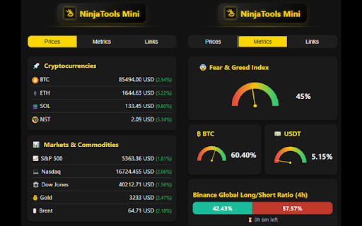 NinjaTools Mini from Chrome web store to be run with OffiDocs Chromium online NinjaTools Mini from Chrome web store to be run with OffiDocs Chromium online