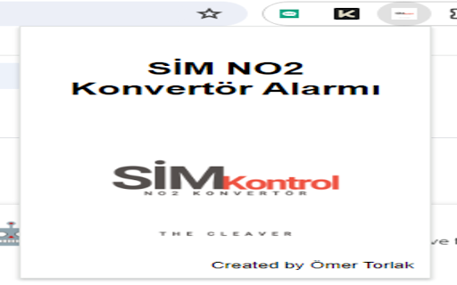 NO2 Konvertör Alarmı from Chrome web store to be run with OffiDocs Chromium online NO2 Konvertör Alarmı from Chrome web store to be run with OffiDocs Chromium online