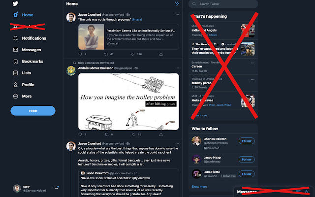 No BS Twitter from Chrome web store to be run with OffiDocs Chromium online No BS Twitter from Chrome web store to be run with OffiDocs Chromium online