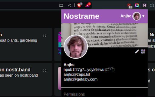 Nostrame from Chrome web store to be run with OffiDocs Chromium online Nostrame from Chrome web store to be run with OffiDocs Chromium online