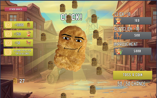 Nugget Clicker : Clicker Games from Chrome web store to be run with OffiDocs Chromium online Nugget Clicker : Clicker Games from Chrome web store to be run with OffiDocs Chromium online
