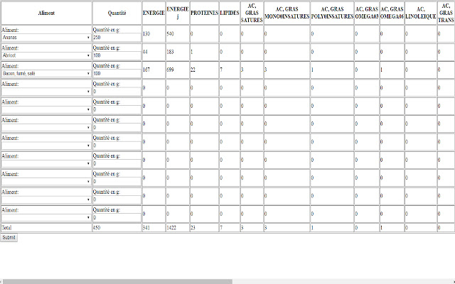 NutritionNutribien from Chrome web store to be run with OffiDocs Chromium online NutritionNutribien from Chrome web store to be run with OffiDocs Chromium online