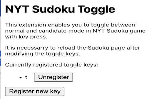 NYT Sudoku Toggle from Chrome web store to be run with OffiDocs Chromium online NYT Sudoku Toggle from Chrome web store to be run with OffiDocs Chromium online