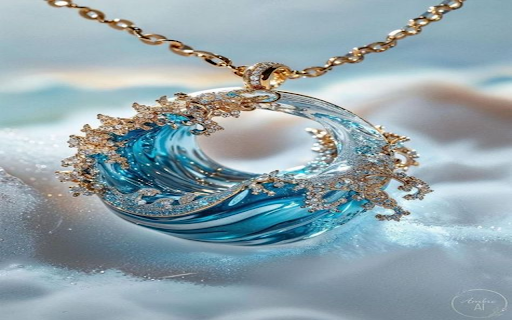 Ocean wave necklace wallpaper from Chrome web store to be run with OffiDocs Chromium online Ocean wave necklace wallpaper from Chrome web store to be run with OffiDocs Chromium online