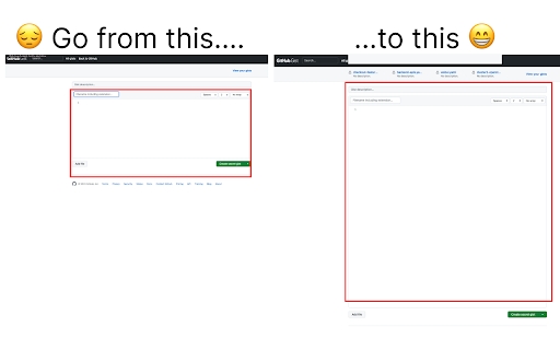 OhMyGist from Chrome web store to be run with OffiDocs Chromium online OhMyGist from Chrome web store to be run with OffiDocs Chromium online