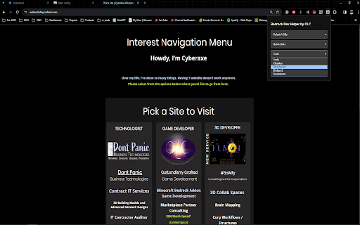 OLC Bedrock Dev Helper from Chrome web store to be run with OffiDocs Chromium online OLC Bedrock Dev Helper from Chrome web store to be run with OffiDocs Chromium online