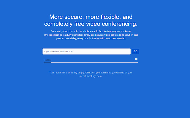 OneTimeMeeting from Chrome web store to be run with OffiDocs Chromium online OneTimeMeeting from Chrome web store to be run with OffiDocs Chromium online