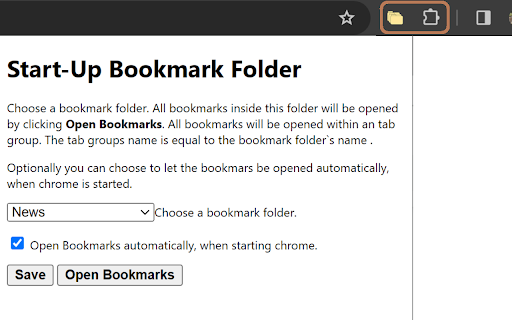 Open Bookmarks from Chrome web store to be run with OffiDocs Chromium online Open Bookmarks from Chrome web store to be run with OffiDocs Chromium online