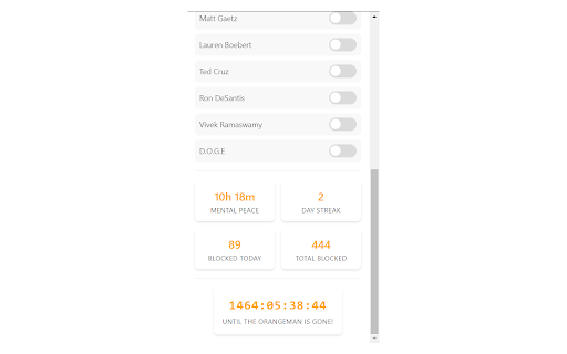 OrangeMan Blocker from Chrome web store to be run with OffiDocs Chromium online OrangeMan Blocker from Chrome web store to be run with OffiDocs Chromium online