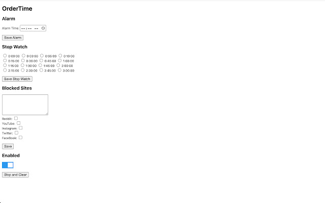 OrderTime from Chrome web store to be run with OffiDocs Chromium online OrderTime from Chrome web store to be run with OffiDocs Chromium online