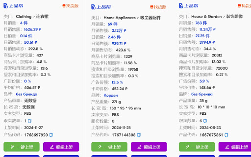 上品帮 OZON、WB卖家助手 from Chrome web store to be run with OffiDocs Chromium online 上品帮 OZON、WB卖家助手 from Chrome web store to be run with OffiDocs Chromium online