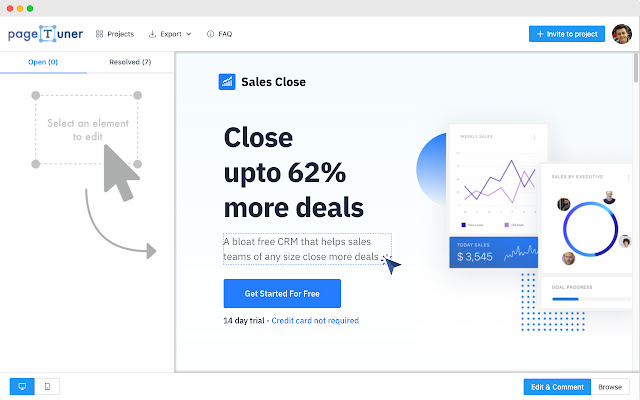 PageTuner: Visual website feedback from Chrome web store to be run with OffiDocs Chromium online PageTuner: Visual website feedback from Chrome web store to be run with OffiDocs Chromium online