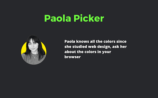 Paola Picker from Chrome web store to be run with OffiDocs Chromium online Paola Picker from Chrome web store to be run with OffiDocs Chromium online