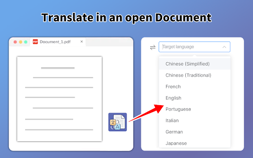 PDF Translator Translate PDF online from Chrome web store to be run with OffiDocs Chromium online PDF Translator Translate PDF online from Chrome web store to be run with OffiDocs Chromium online