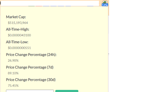 Pepe Price Ticker from Chrome web store to be run with OffiDocs Chromium online Pepe Price Ticker from Chrome web store to be run with OffiDocs Chromium online