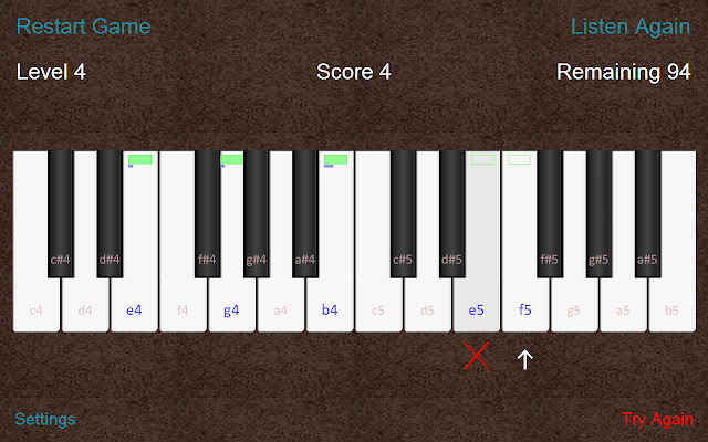 Perfect Pitch Game from Chrome web store to be run with OffiDocs Chromium online Perfect Pitch Game from Chrome web store to be run with OffiDocs Chromium online