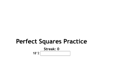 Perfect Squares Practice from Chrome web store to be run with OffiDocs Chromium online Perfect Squares Practice from Chrome web store to be run with OffiDocs Chromium online