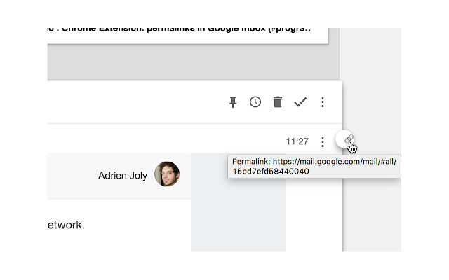 Permalinks for Google Inbox from Chrome web store to be run with OffiDocs Chromium online Permalinks for Google Inbox from Chrome web store to be run with OffiDocs Chromium online