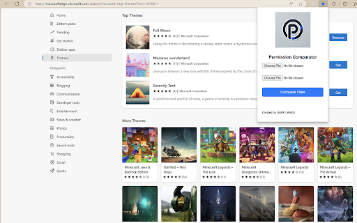 Permission Comparator from Chrome web store to be run with OffiDocs Chromium online Permission Comparator from Chrome web store to be run with OffiDocs Chromium online