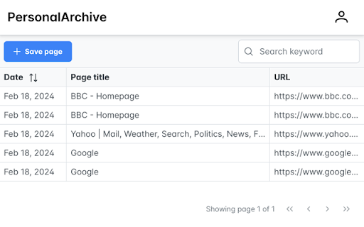 PersonalArchive from Chrome web store to be run with OffiDocs Chromium online PersonalArchive from Chrome web store to be run with OffiDocs Chromium online
