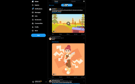 Personalized Twitter from Chrome web store to be run with OffiDocs Chromium online Personalized Twitter from Chrome web store to be run with OffiDocs Chromium online