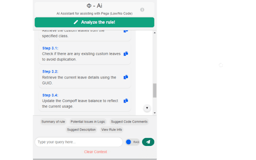 Phi AI for Low/No Code (Pega) from Chrome web store to be run with OffiDocs Chromium online Phi AI for Low/No Code (Pega) from Chrome web store to be run with OffiDocs Chromium online