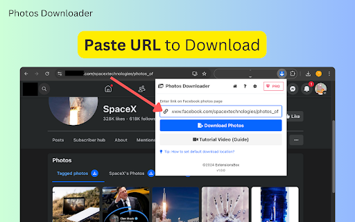 Photos Downloader from Chrome web store to be run with OffiDocs Chromium online Photos Downloader from Chrome web store to be run with OffiDocs Chromium online
