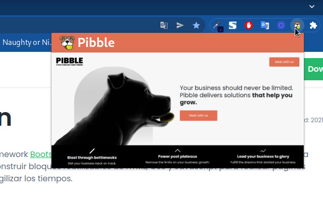 Pibble from Chrome web store to be run with OffiDocs Chromium online Pibble from Chrome web store to be run with OffiDocs Chromium online