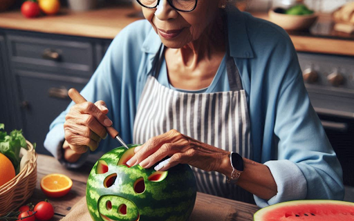 Pig shaped watermelon from Chrome web store to be run with OffiDocs Chromium online Pig shaped watermelon from Chrome web store to be run with OffiDocs Chromium online