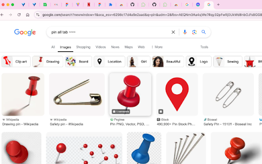 Pin All Tabs from Chrome web store to be run with OffiDocs Chromium online Pin All Tabs from Chrome web store to be run with OffiDocs Chromium online