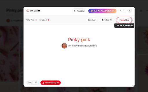 Pinsaver from Chrome web store to be run with OffiDocs Chromium online Pinsaver from Chrome web store to be run with OffiDocs Chromium online