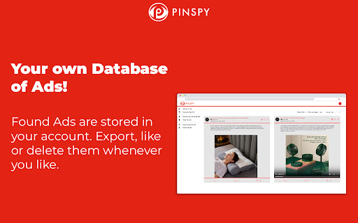 PINSPY Ad Finder from Chrome web store to be run with OffiDocs Chromium online PINSPY Ad Finder from Chrome web store to be run with OffiDocs Chromium online