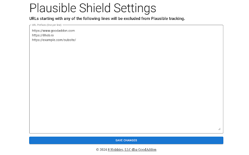Plausible Shield from Chrome web store to be run with OffiDocs Chromium online Plausible Shield from Chrome web store to be run with OffiDocs Chromium online