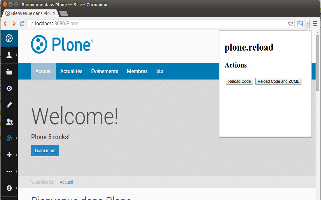 Plone Reloader from Chrome web store to be run with OffiDocs Chromium online Plone Reloader from Chrome web store to be run with OffiDocs Chromium online