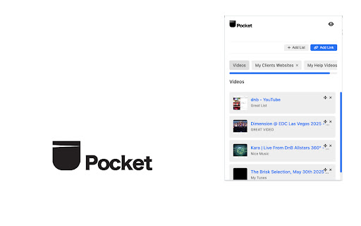 Pocket Link Manager from Chrome web store to be run with OffiDocs Chromium online Pocket Link Manager from Chrome web store to be run with OffiDocs Chromium online