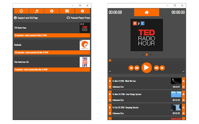 Podcast Player Prime from Chrome web store to be run with OffiDocs Chromium online Podcast Player Prime from Chrome web store to be run with OffiDocs Chromium online