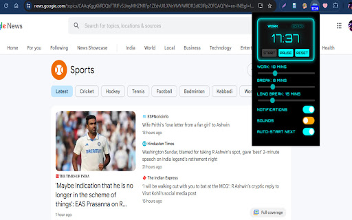 PomodoPro from Chrome web store to be run with OffiDocs Chromium online PomodoPro from Chrome web store to be run with OffiDocs Chromium online