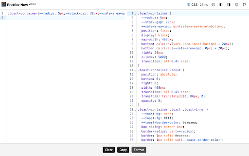 Prettier Now from Chrome web store to be run with OffiDocs Chromium online Prettier Now from Chrome web store to be run with OffiDocs Chromium online