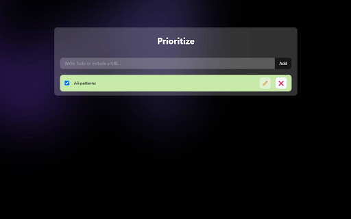 Prioritize from Chrome web store to be run with OffiDocs Chromium online Prioritize from Chrome web store to be run with OffiDocs Chromium online