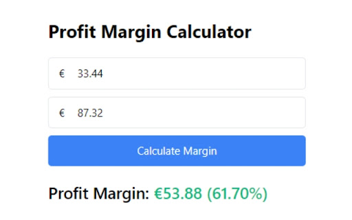 Profit Margin Calculator from Chrome web store to be run with OffiDocs Chromium online Profit Margin Calculator from Chrome web store to be run with OffiDocs Chromium online