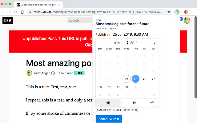 PublishTo.Dev Extension from Chrome web store to be run with OffiDocs Chromium online PublishTo.Dev Extension from Chrome web store to be run with OffiDocs Chromium online