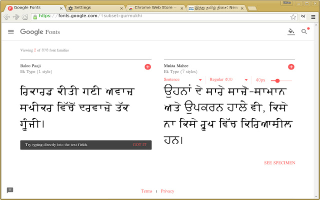 Punjabi Font Pack from Chrome web store to be run with OffiDocs Chromium online Punjabi Font Pack from Chrome web store to be run with OffiDocs Chromium online